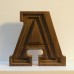 Letter A - High-Relief