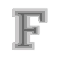 Letter F - High-Relief