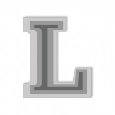 Letter L - High-Relief