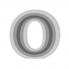 Letter O - High-Relief