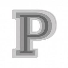 Letter P - High-Relief