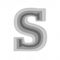 Letter S - High-Relief