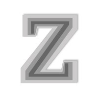 Letter Z - High-Relief