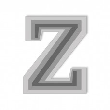Letter Z - High-Relief
