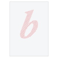 Letter B - Embroidered