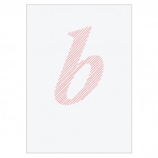 Letter B - Embroidered