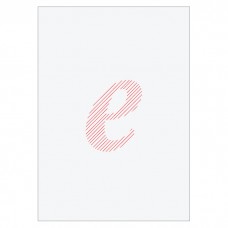 Letter E - Embroidered