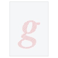 Letter G - Embroidered