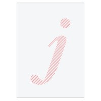 Letter J - Embroidered