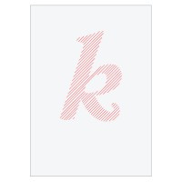 Letter K - Embroidered
