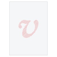 Letter V - Embroidered