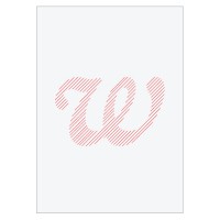Letter W - Embroidered