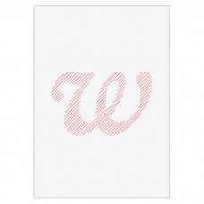 Letter W - Embroidered