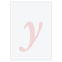 Letter Y - Embroidered